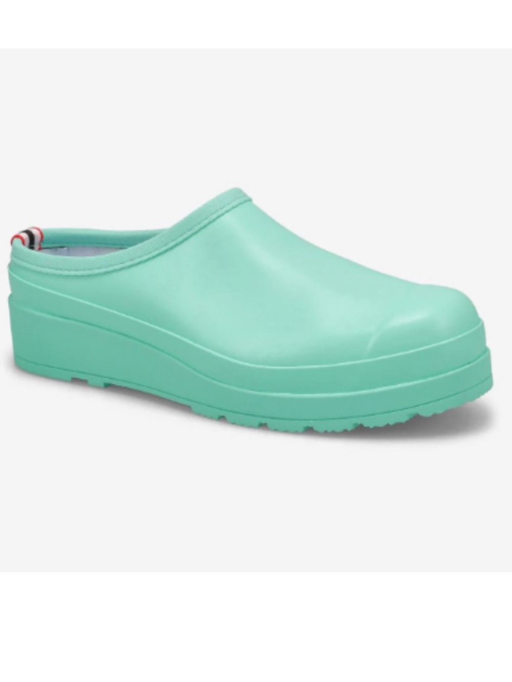 Hunter Play Rubber Play Clogs Wild Mint Green Size 7